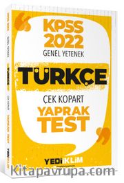 2022 KPSS Lisans Genel Yetenek Türkçe Çek Kopart Yaprak Test 