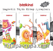 Magnetli Büyük Kitap Ayraç / Çocuk Temalı (3 Adet)