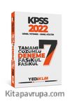 2022 KPSS Genel Yetenek Genel Kültür Tamamı Çözümlü 7 Fasikül Deneme