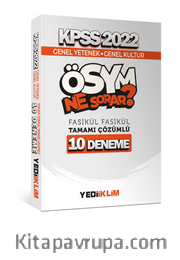2022 KPSS Genel Yetenek Genel Kültür Ösym Ne Sorar Tamamı Çözümlü 10 Fasikül Deneme