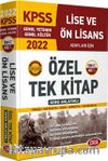 2022 KPSS Lise ve Ön Lisans Konu Anlatımlı Tek Kitap