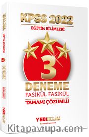 2022 KPSS Eğitim Bilimleri Tamamı Çözümlü Fasikül 3 Yıldız Deneme