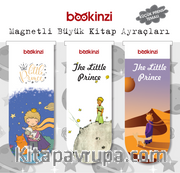 Magnetli Büyük Kitap Ayraç / Küçük Prens Temalı (3 Adet)