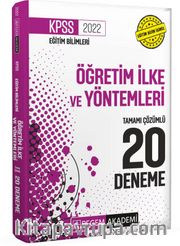 2022 KPSS Eğitim Bilimleri Öğretim İlke ve Yöntemleri Tamamı Çözümlü 20 Deneme