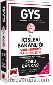 GYS T.C İçişleri Bakanlığı Şube Müdürü Kadrosu İçin Konu Özetli Soru Bankası