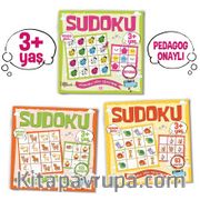 Çocuklar İçin Sudoku Seti (3+ Yaş) (3 Kitap Takım)