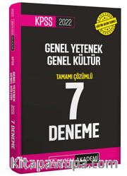 2022 KPSS Genel Yetenek Genel Kültür Tamamı Çözümlü 7 deneme