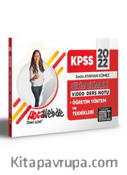 2022 KPSS Eğitim Bilimleri Öğretim Yöntem ve Teknikleri Video Ders Notları