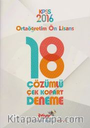 2016 KPSS Ortaöğretim Ön Lisans 18 Çözümlü Çek Kopart Deneme