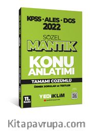 2022 KPSS-ALES-DGS Sözel Mantık Konu Anlatımı 