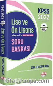 2022 KPSS Lise ve Ön Lisans Adayları İçin Özel Tek Kitap  Soru Bankası 