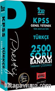 2022 KPSS Genel Yetenek Türkçe Prestij Seri Tamamı Çözümlü 2500 Soru Bankası