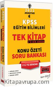 2022 KPSS Eğitim Bilimleri 3'ü Bir Arada Tek Kitap Konu Özeti Soru Bankası 5'li TG Deneme
