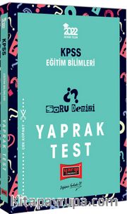 2022 KPSS Eğitim Bilimleri Soru Denizi Yaprak Test