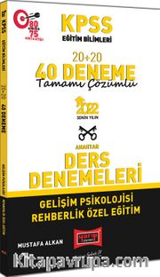 2022 KPSS Eğitim Bilimleri Gelişim Psikolojisi Rehberlik Özel Eğitim Tamamı Çözümlü 20+20 40 Deneme