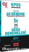 2022 KPSS Eğitim Bilimleri ÖYT PG SY ÖTMT Tamamı Çözümlü 20+20 40 Deneme
