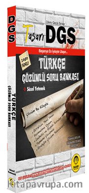 DGS Türkçe  Çözümlü Soru Bankası