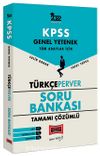 2022 KPSS Genel Yetenek TürkçePerver Tamamı Çözümlü Soru Bankası