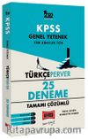 2022 KPSS Genel Yetenek TürkçePerver Tamamı Çözümlü 25 Deneme