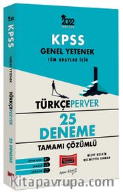 2022 KPSS Genel Yetenek TürkçePerver Tamamı Çözümlü 25 Deneme