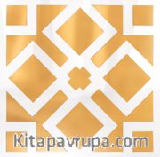 Full Frame Duvar Sanatları - Pleksi Altın Gümüş Ayna - Kilim Desen (FF-DS258)