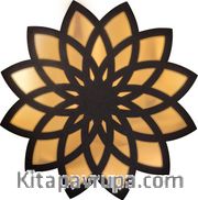 Full Frame Duvar Sanatları - Pleksi Altın Ayna - Lotus Çiçeği (FF-DS249)
