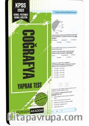 2022 KPSS Genel Yetenek Genel Kültür Coğrafya Yaprak Test
