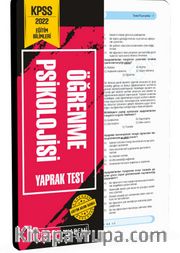 2022 KPSS Eğitim Bilimleri Öğrenme Psikolojisi Yaprak Test