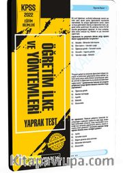 2022 KPSS Eğitim Bilimleri Öğretim İlke ve Yöntemleri Yaprak Test