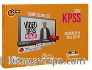2022 KPSS Eğitim Bilimleri Rehberlik ve Özel Eğitim Video Ders Notları 