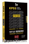 2022 KPSS Eğitim Bilimleri 10'suz Olmaz Tamamı Çözümlü 10'lu Deneme