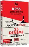 2022 KPSS Genel Kültür AnayasaPerver Tamamı Çözümlü 25 Deneme