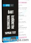 2022 KPSS ÖABT İlköğretim Matematik Yaprak Test