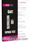 2022 KPSS ÖABT Lise Matematik Yaprak Test