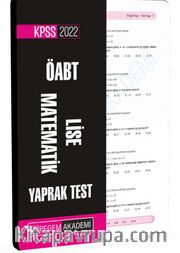 2022 KPSS ÖABT Lise Matematik Yaprak Test