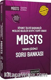 2022 Diyanet İşleri Başkanlığı Mesleki Bilgiler Seviye Tespit Sınavı MBSTS Tamamı Çözümlü Soru Bankası