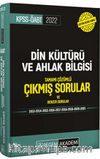 2022 KPSS ÖABT Din Kültürü ve Ahlak Bilgisi Çıkmış Sorular