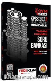 2022 KPSS Genel Kültür Ösym Ne Sorar Vatandaşlık Tamamı Çözümlü Soru Bankası