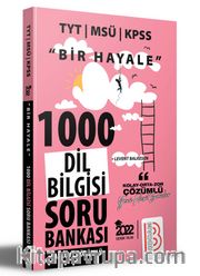 2022 Bir Hayale Serisi TYT - KPSS - MSÜ Dil Bilgisi Tamamı Çözümlü Soru Bankası