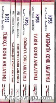 KPSS Genel Yetenek-Genel Kültür Modüler Set (6 Kitap)