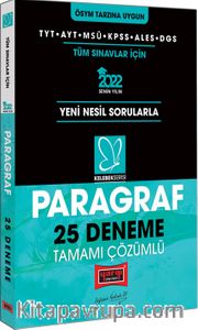 2022 TYT AYT MSÜ KPSS ALES DGS Kelebek Serisi Paragraf Tamamı Çözümlü 25 Deneme