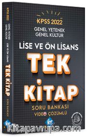 2022 KPSS Lise Ön Lisans Genel Yetenek Genel Kültür Tek Kitap Soru Bankası
