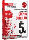 2022 KPSS Eğitim Bilimleri Konu Konu Düzenlenmiş Çıkmış Sorular Son 5 Sınav
