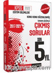 2022 KPSS Eğitim Bilimleri Konu Konu Düzenlenmiş Çıkmış Sorular Son 5 Sınav
