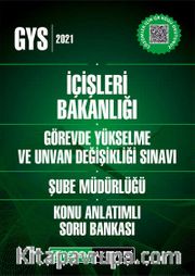 İçişleri Bakanlığı Görevde Yükselme Ve Unvan Değişikliği Sınavı Şube Müdürlüğü Konu Anlatımlı Soru Bankası