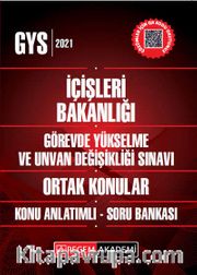 İçişleri Bakanlığı Görevde Yükselme ve Unvan Değişikliği Ortak Konular Konu Anlatımlı Soru Bankası
