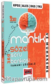 2022 KPSS ALES DGS YKS Tamamı Çözümlü Sözel Mantık ve Muhakeme 360 Soru Bankası