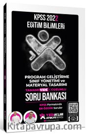 2022 KPSS Eğitim Bilimleri Atölye Serisi Program Geliştirme- Sınıf Yönetimi ve Materyal Tasarımı Tamamı Video Çözümlü Soru Bankası
