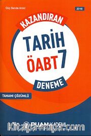 2016 ÖABT Kazandıran Tarih 7 Deneme Tamamı Çözümlü