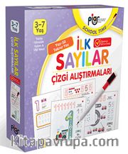 İlk Sayılar Çizgi Alıştırmaları / Yaz-Sil-Tekrar Yaz